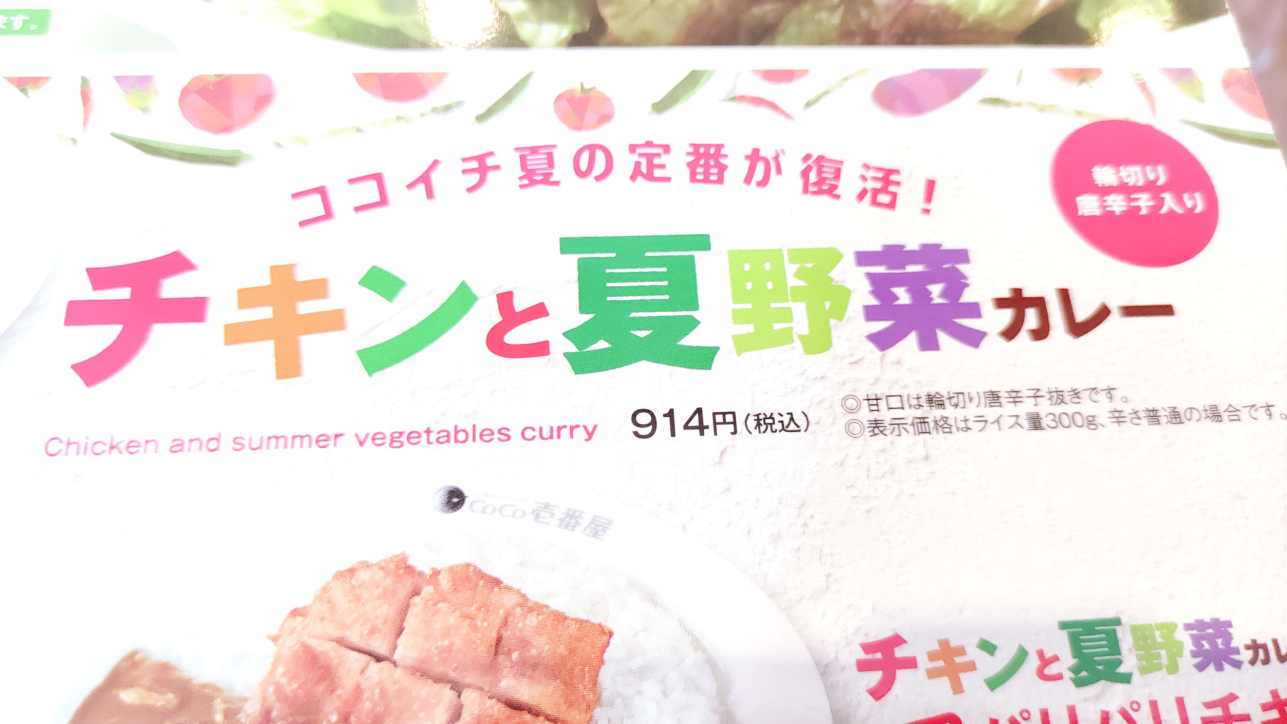 チキンと夏野菜カレー